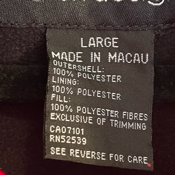 Womens Utex Design Red Button Up Jacket Size Large - Picture 4 of 7